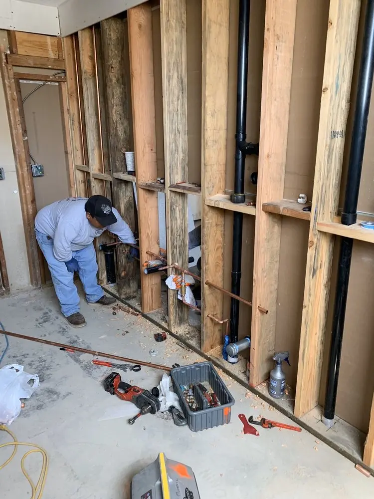 Commercial rough-in plumbing for Gas Line Repair in North Orlando